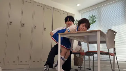 部活終わりの青春カップルが2人きりで隠れてコソコソ楽しそうに即ハメSEX。一部始終を隠し撮りした定点映像5名流出